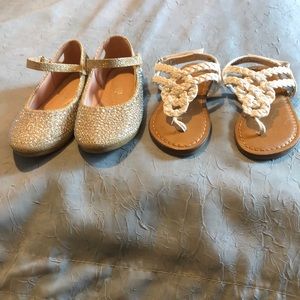 Bundle Two Pairs baby girl shoes
